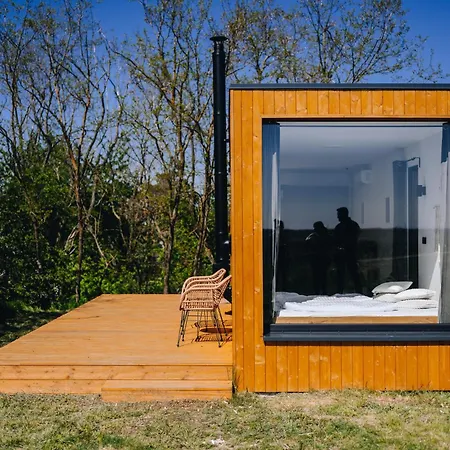 Lüks kamp alanı Glamping Na Vyhlidce